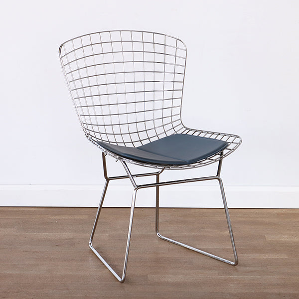 Bertoia Style Chrome Wire Side Chair
