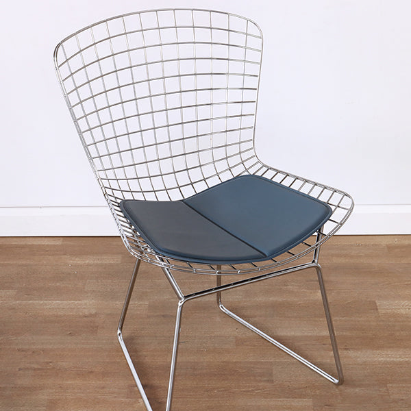 Bertoia Style Chrome Wire Side Chair