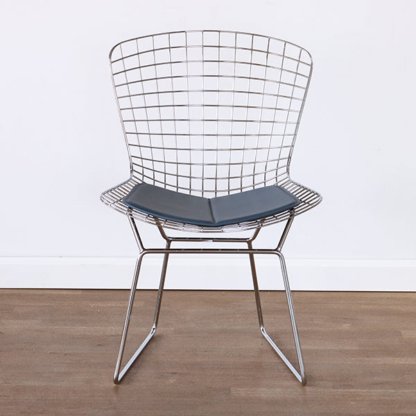 Bertoia Style Chrome Wire Side Chair