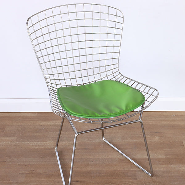 Bertoia Style Chrome Wire Side Chair