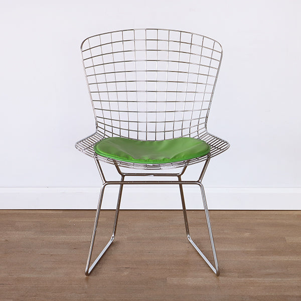 Bertoia Style Chrome Wire Side Chair