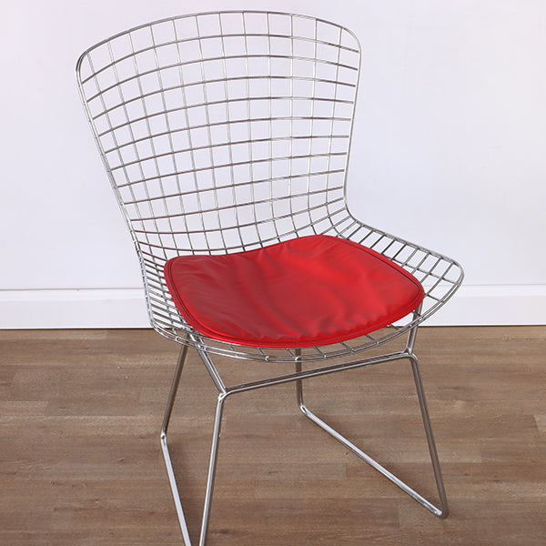 Bertoia Style Chrome Wire Side Chair