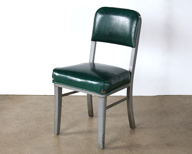 SC143 - Green Vinyl Steelcase Side Chair