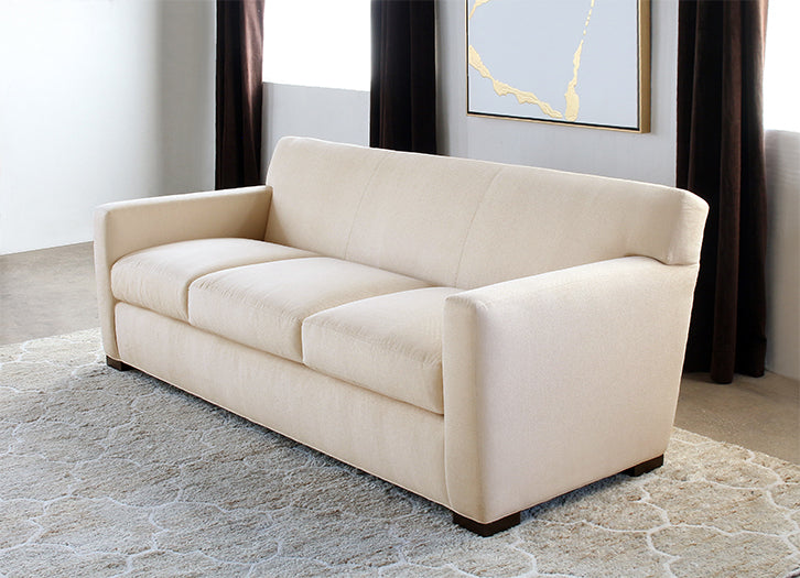 Jean Michel Frank Style Sofa in Linato Cream