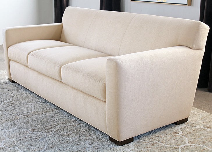 Jean Michel Frank Style Sofa in Linato Cream