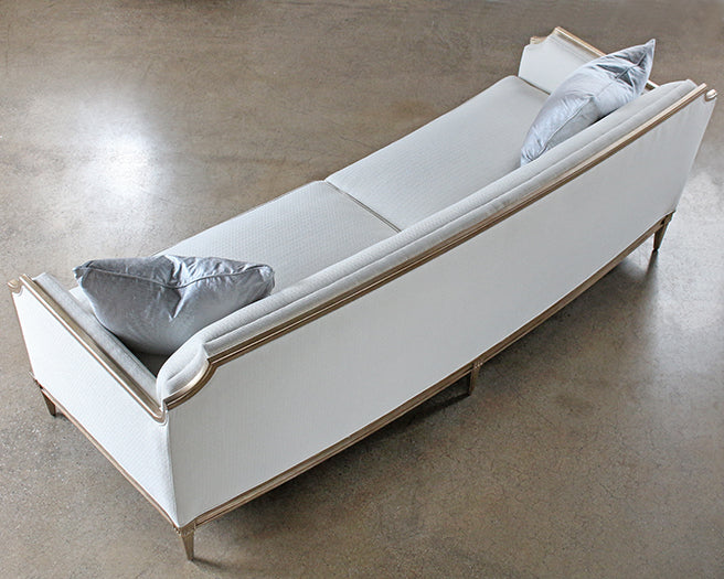 SF206 - Tufted Italian Sofa in Ivory Upholstery