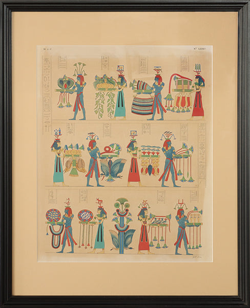 Egyptian Print Still Life 26W x 32.5H