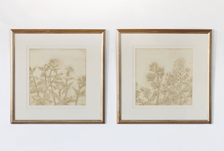 Custom Ivory Field Series (Set of 2) 26W x 26H