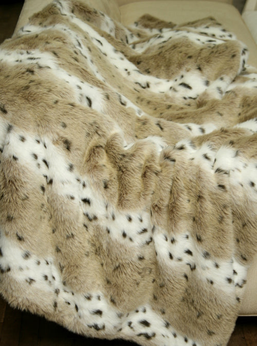 Faux Fur Throw 79" x 94"