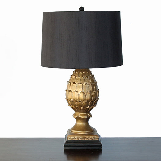 TL116 - Gold Leaf Artichoke Table Lamp