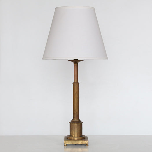 Adjustable Column Brass Table Lamp
