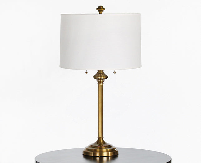TL317 Antique Brass Monroe Table Lamp