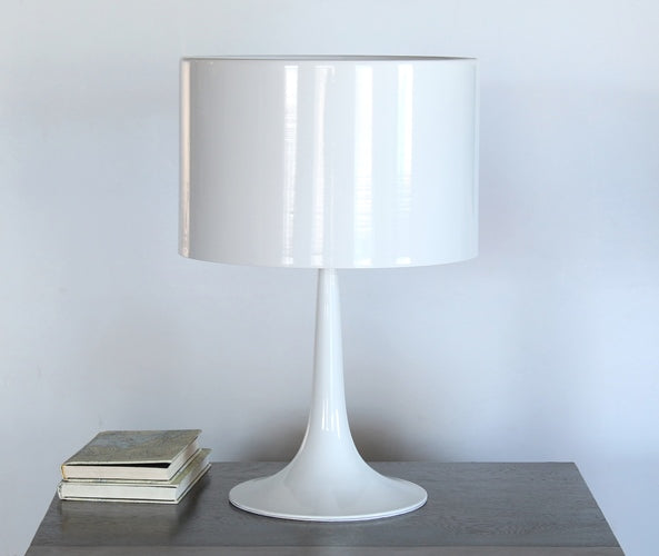 TL349 White Tulip Table Lamp