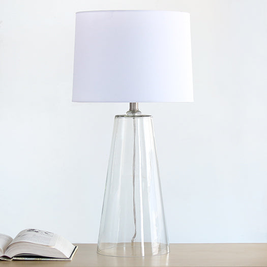 Clear Glass Table Lamp