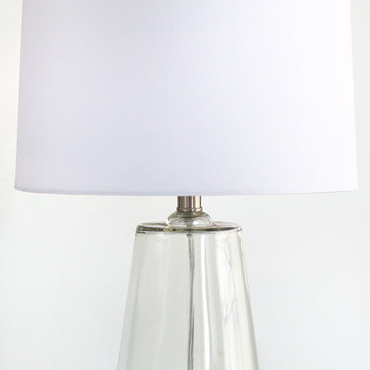 Clear Glass Table Lamp