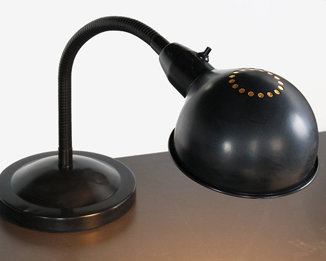 Black Gooseneck Steel Lamp