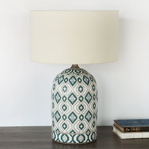 Blue Mosaic Table Lamp