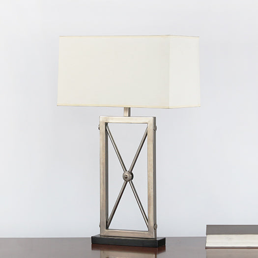 TL60 - Antique Chrome X Base Lamp