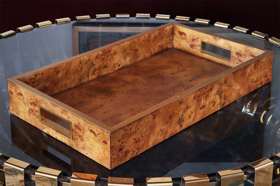 Burled Serving Tray