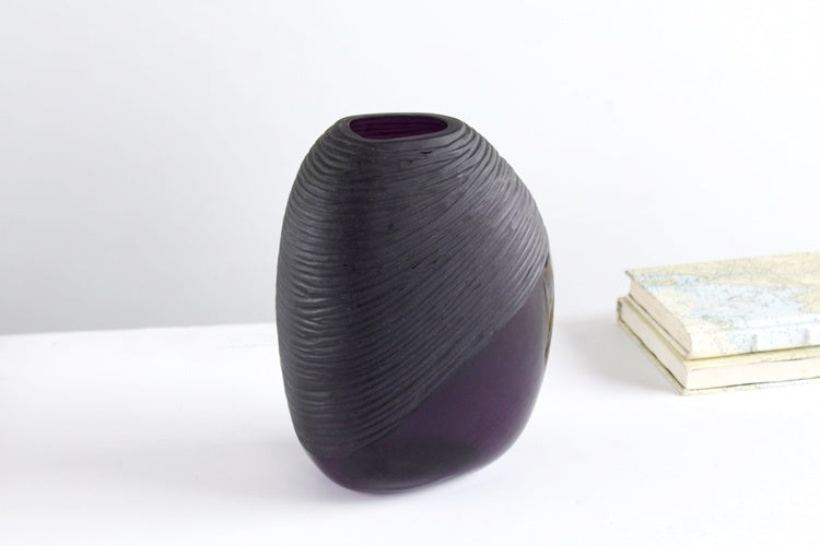 Large Amethyst Pebble Vase