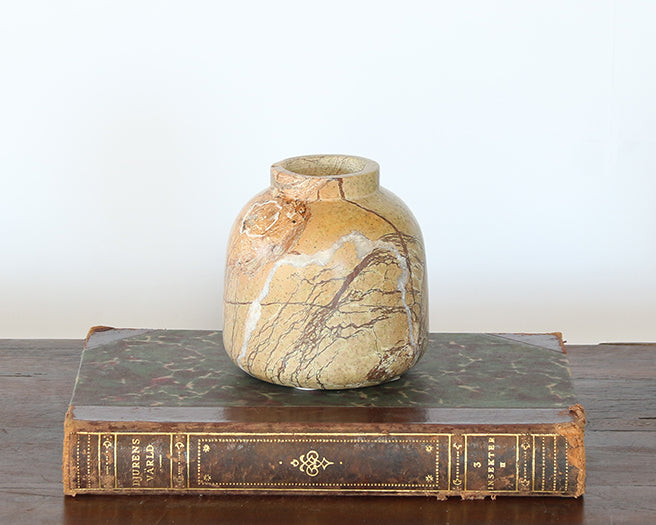 VASE274 - Small Marble Rain Forest Green Vase