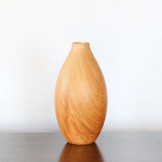 Hand-Painted Ceramic Faux Chestnut Grain Vase