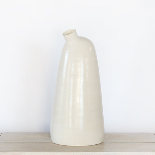 VASE288 - Large Ceramic Frisco Cream Vase