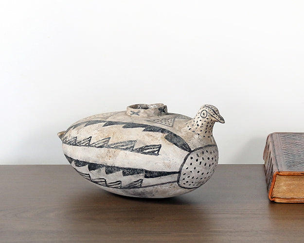 Ceramic Vase Quail Design