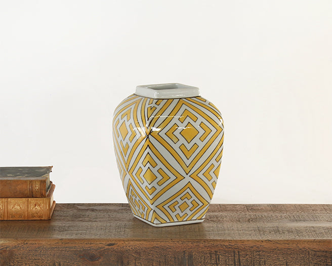 Ceramic Yellow Jar