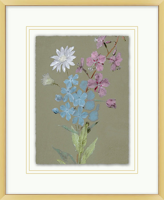 Muted Florals 4 13.82W X 16.82H