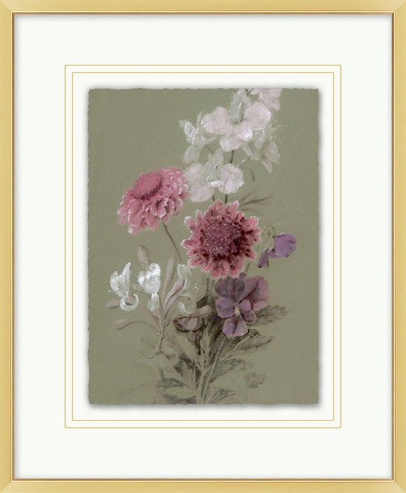 Muted Florals 5 13.82W X 16.82H