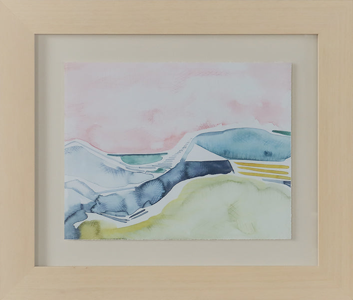 Watercolor View XIV - 23W x 20H - Cleared Art