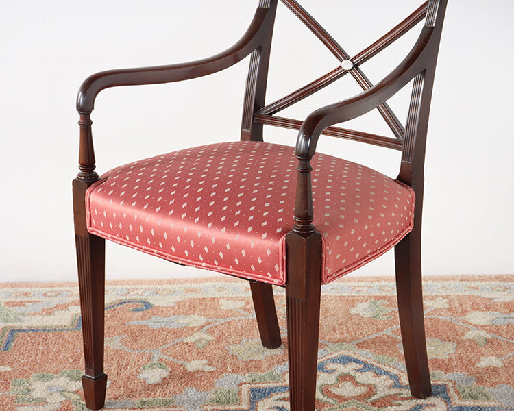 Mahogany Regency Style Arm Chair