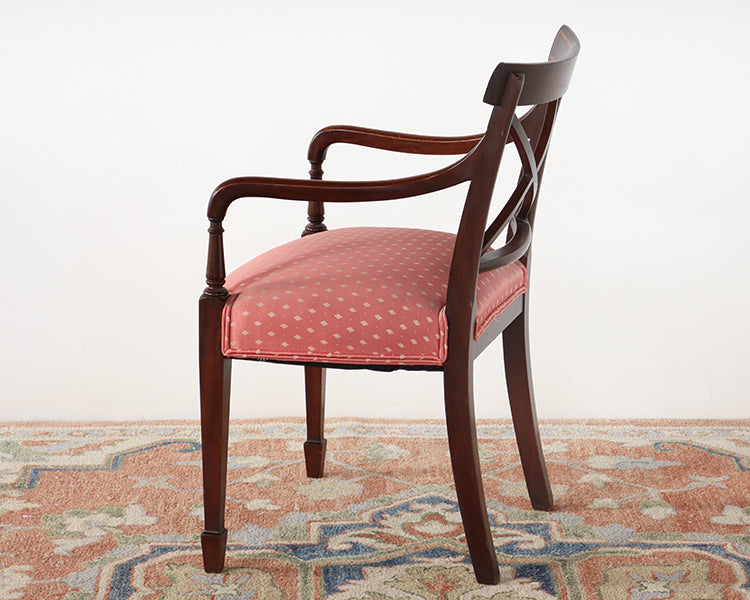 Mahogany Regency Style Arm Chair