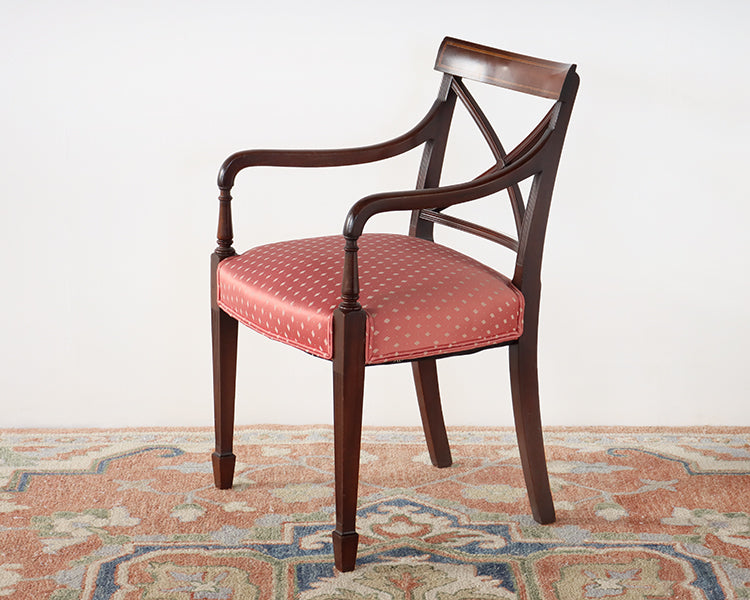 Mahogany Regency Style Arm Chair