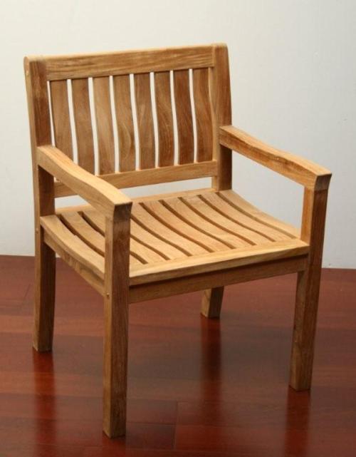 Classic Garden Teak Arm Chair 7