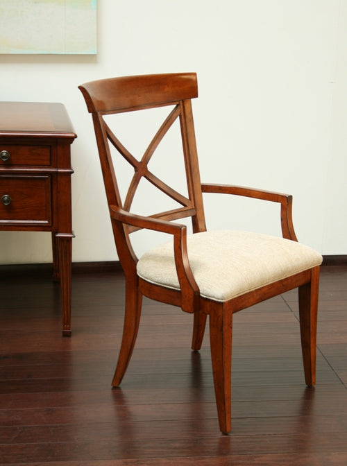 European Legacy Arm Chair in Macadamia 1