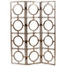 Antique Silver Wood Mandala Room Screen 7