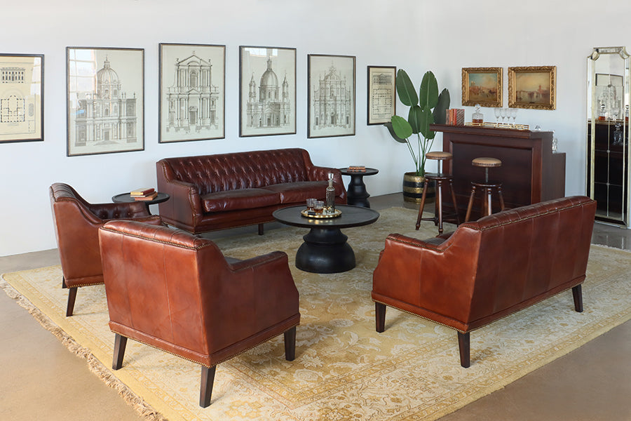 Single Panel University Club Bar w/ Mahogany Stain