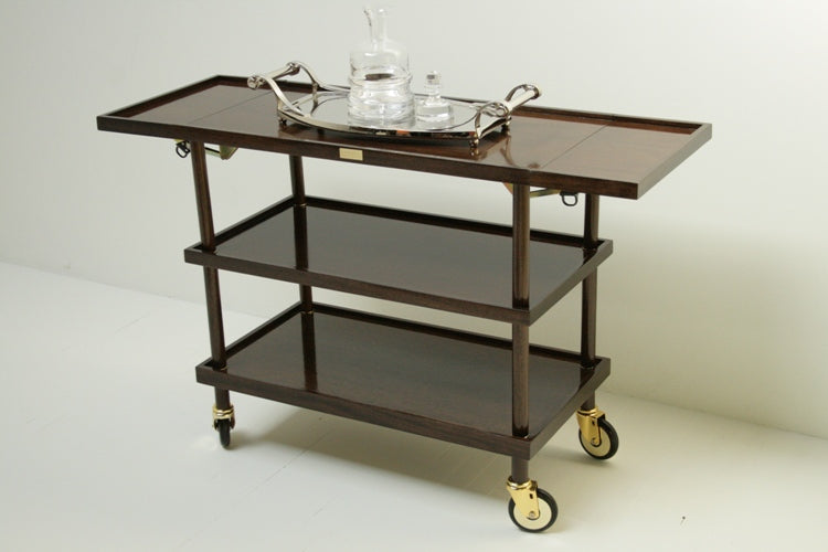 Drop Leaf Service Cart in Walnut 9