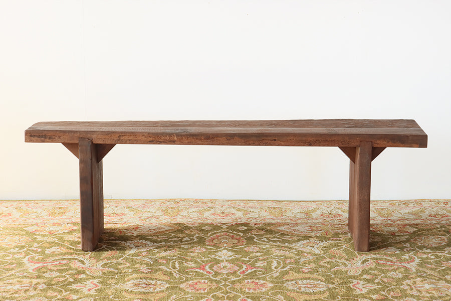 Reclaimed Slab Bench