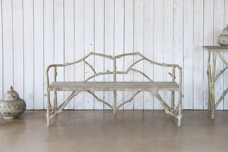 Faux Bois Bench