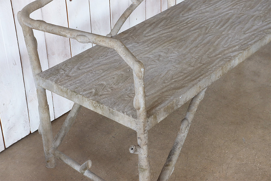 Faux Bois Bench