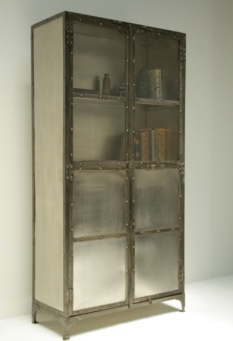 Bookcase in Antique Nickel Finish 9