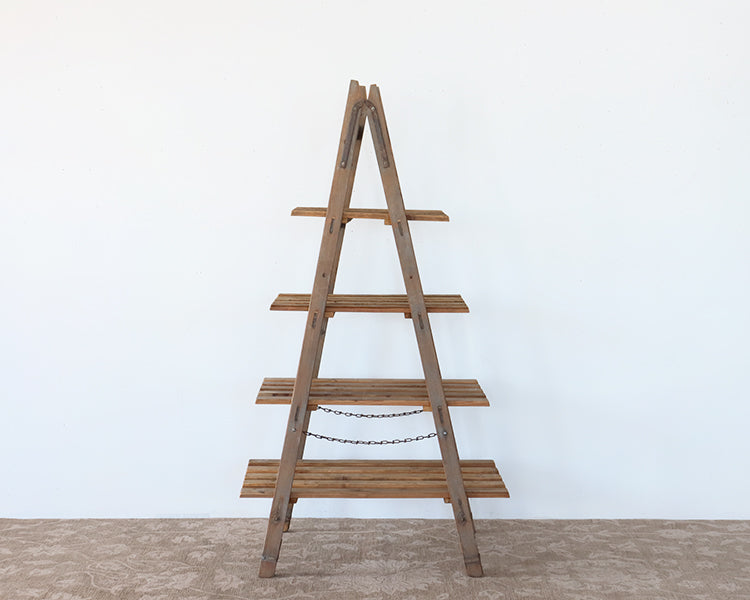 4 Shelf Ladder Display Bookcase