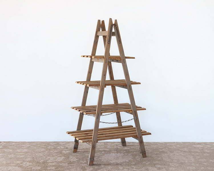 4 Shelf Ladder Display Bookcase