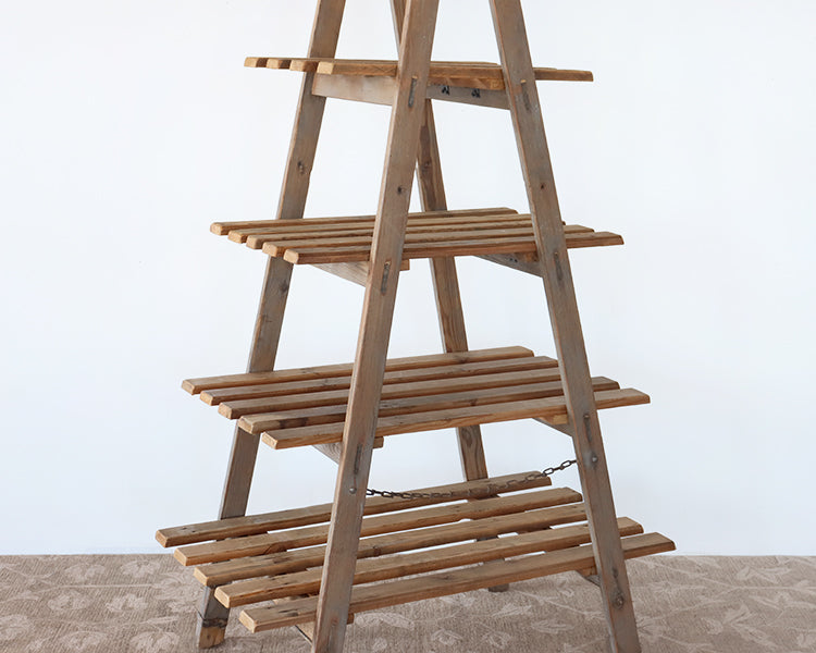 4 Shelf Ladder Display Bookcase