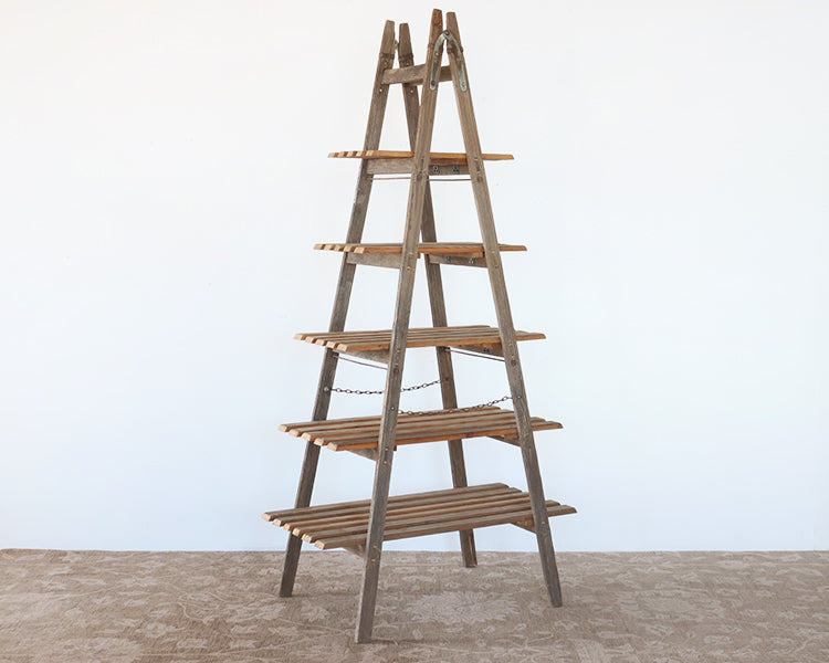 5 Shelf Ladder Display Bookcase