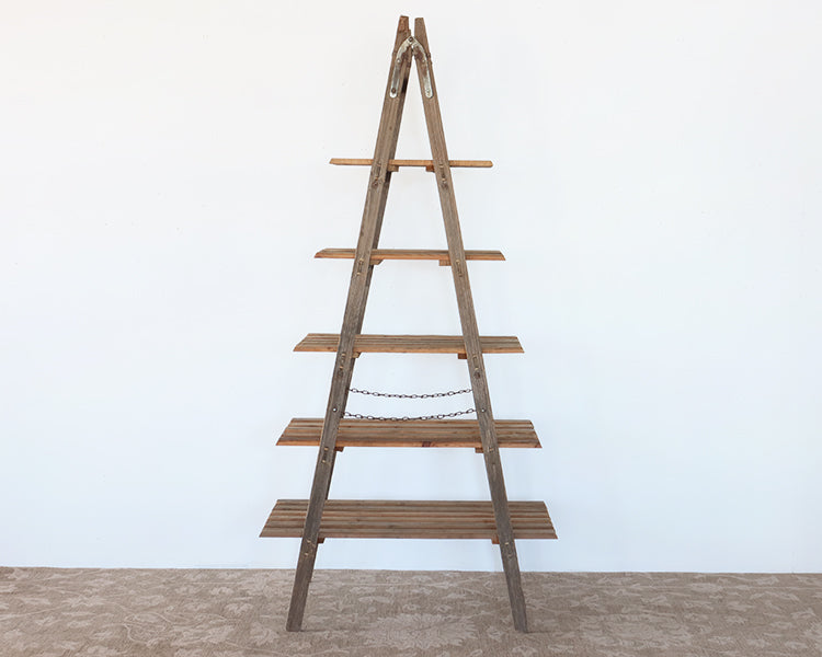 5 Shelf Ladder Display Bookcase