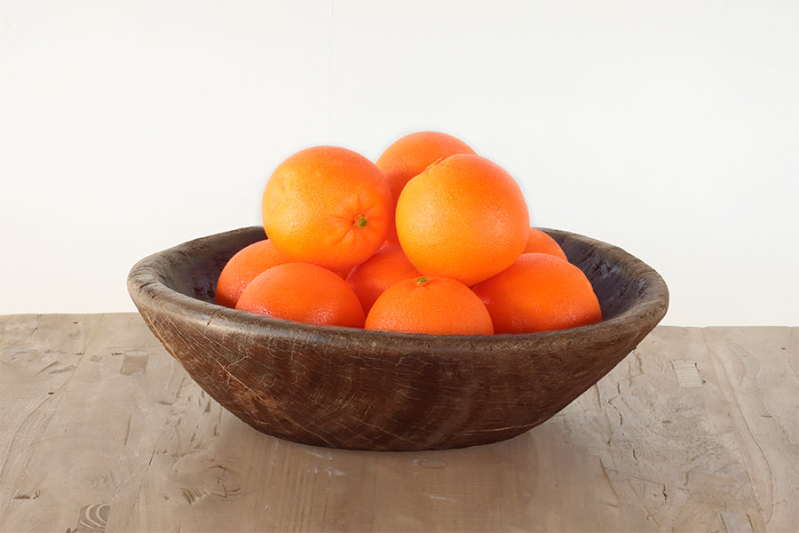 Large Antique Wood Bowl